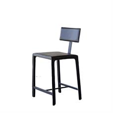 Cato Top Grain Leather Counter Stool